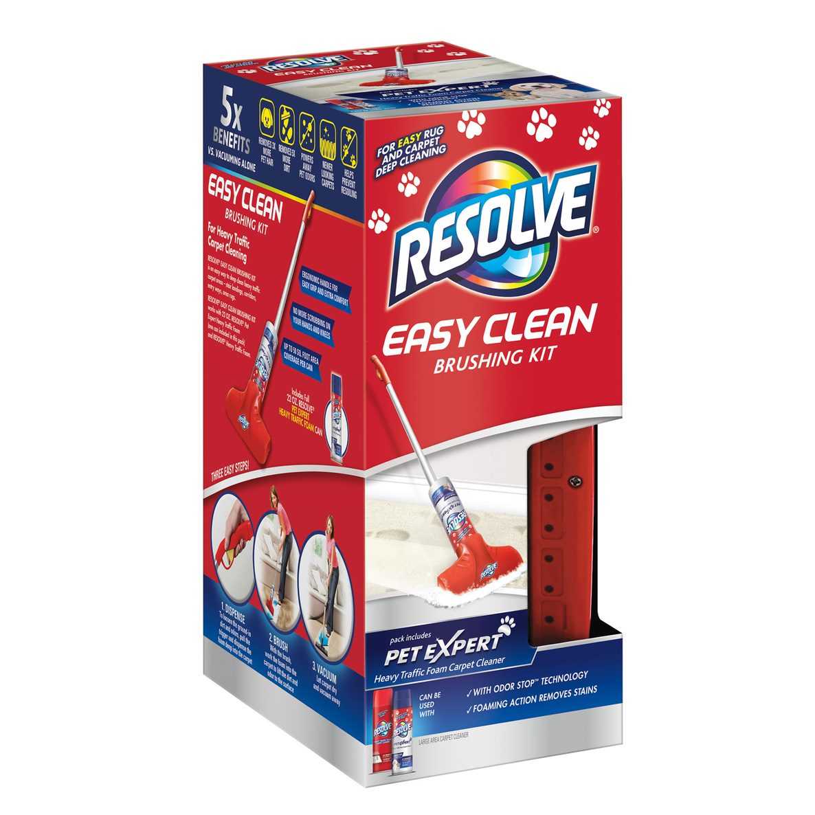 Resolve® Pet Expert Easy Clean Brushing Kit